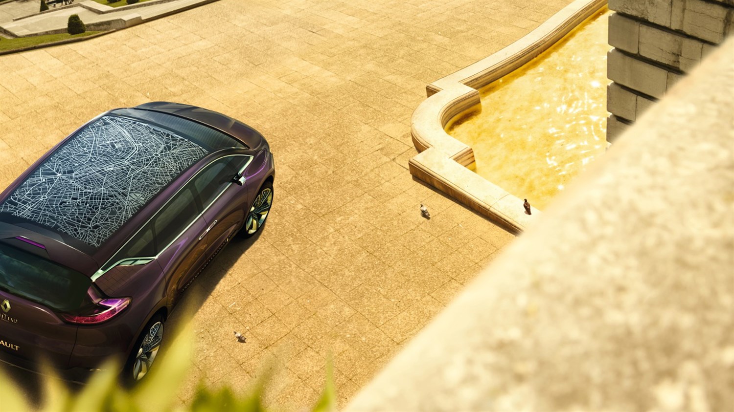 Renault INITIALE PARIS Concept - view of vehicle from above